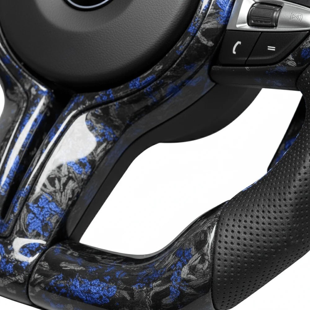 2015+ BMW - Forged Carbon Fiber With Led Display Steering Wheel