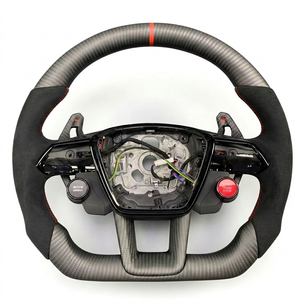 Audi - Matte Carbon Fiber Steering Wheel