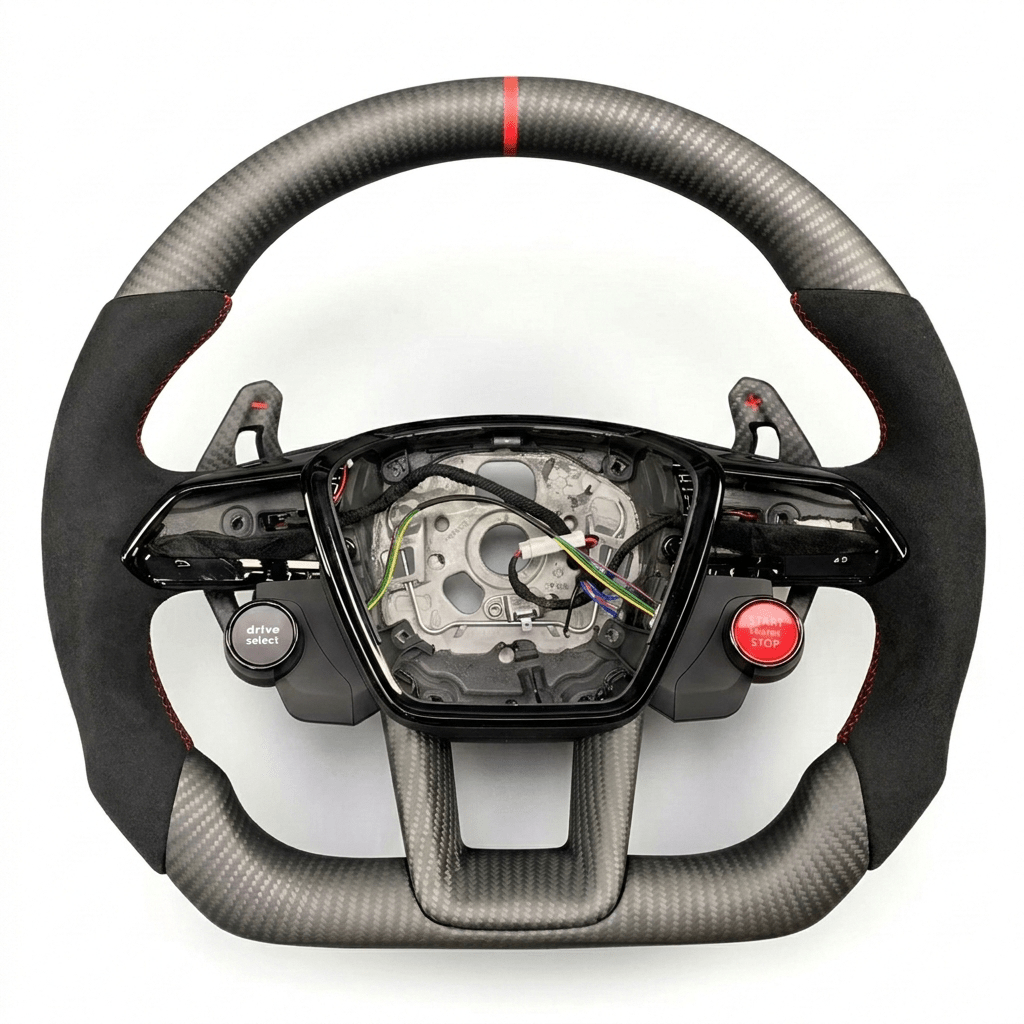 Audi - Matte Carbon Fiber Steering Wheel