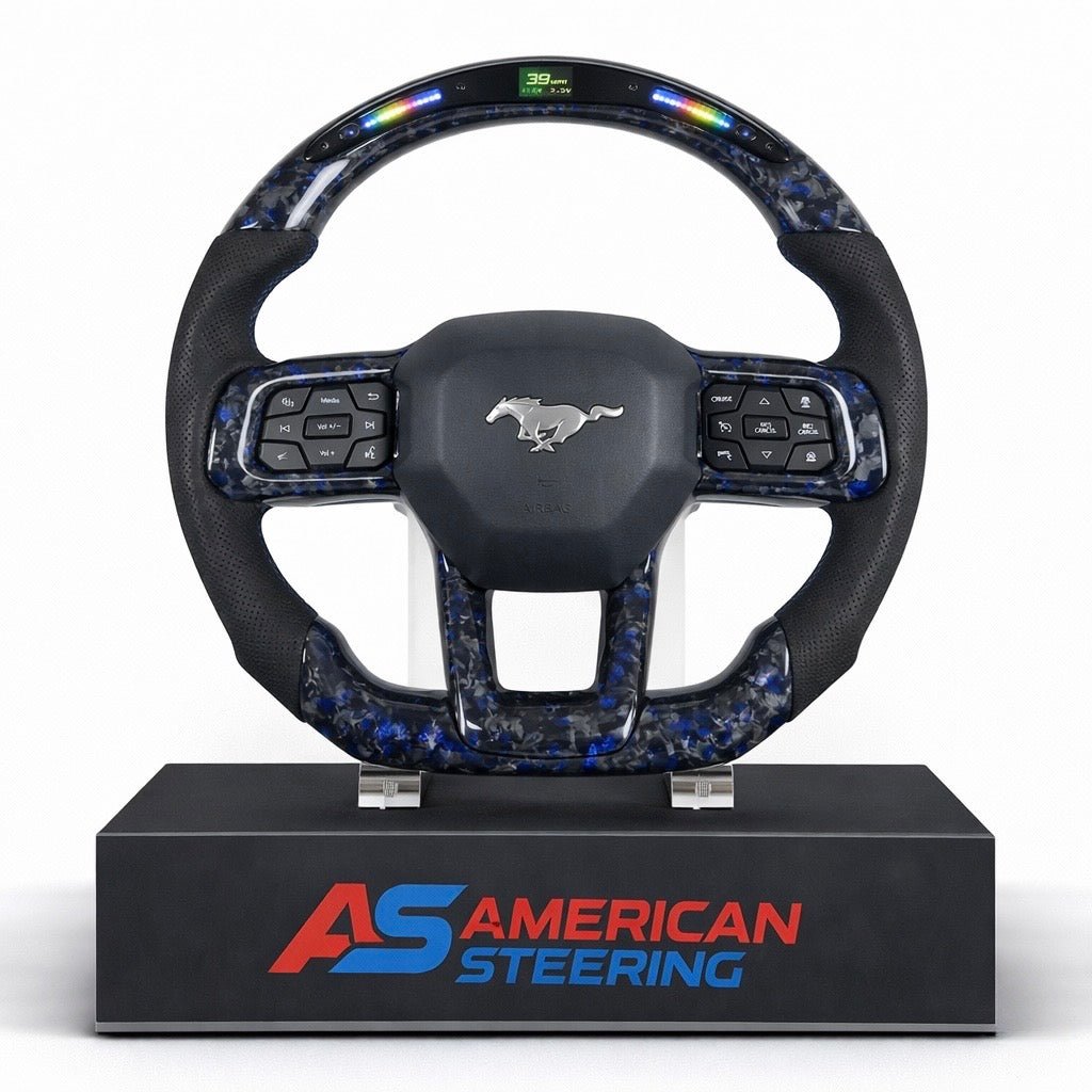 2024+ Ford Mustang - Forged Carbon Fiber Steering Wheel