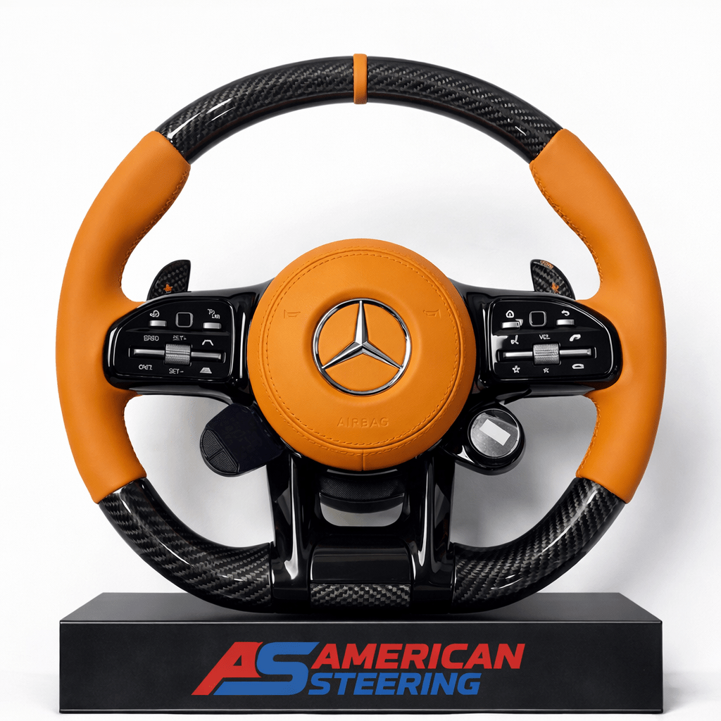 Mercedes Benz - Performance Steering Wheel Carbon Fiber with Alcantara & Paddle Shifters (2019–2024)