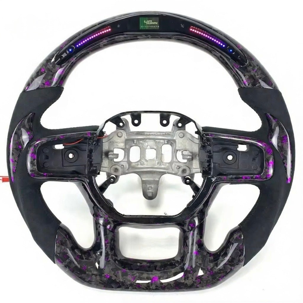 Dodge Ram - Forged Carbon Fiber Steering Wheel With Leather