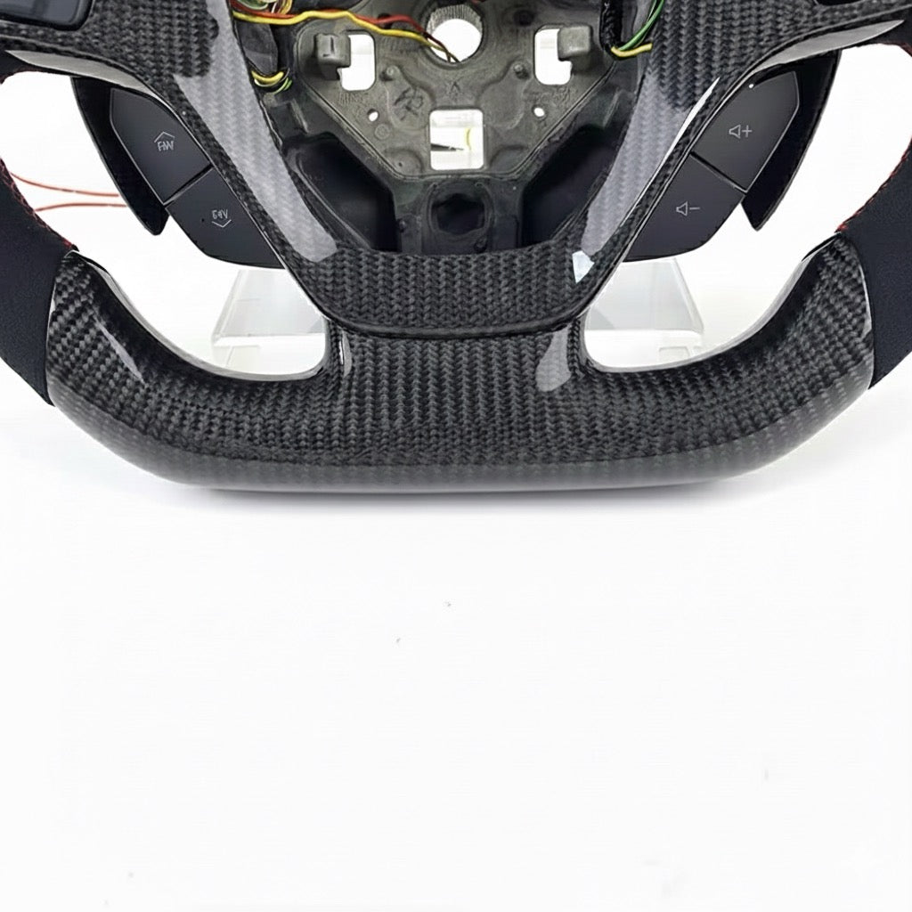 (2017-2024) Chevrolet Camaro - Carbon Fiber With Alcantara Steering Wheel - American Steering