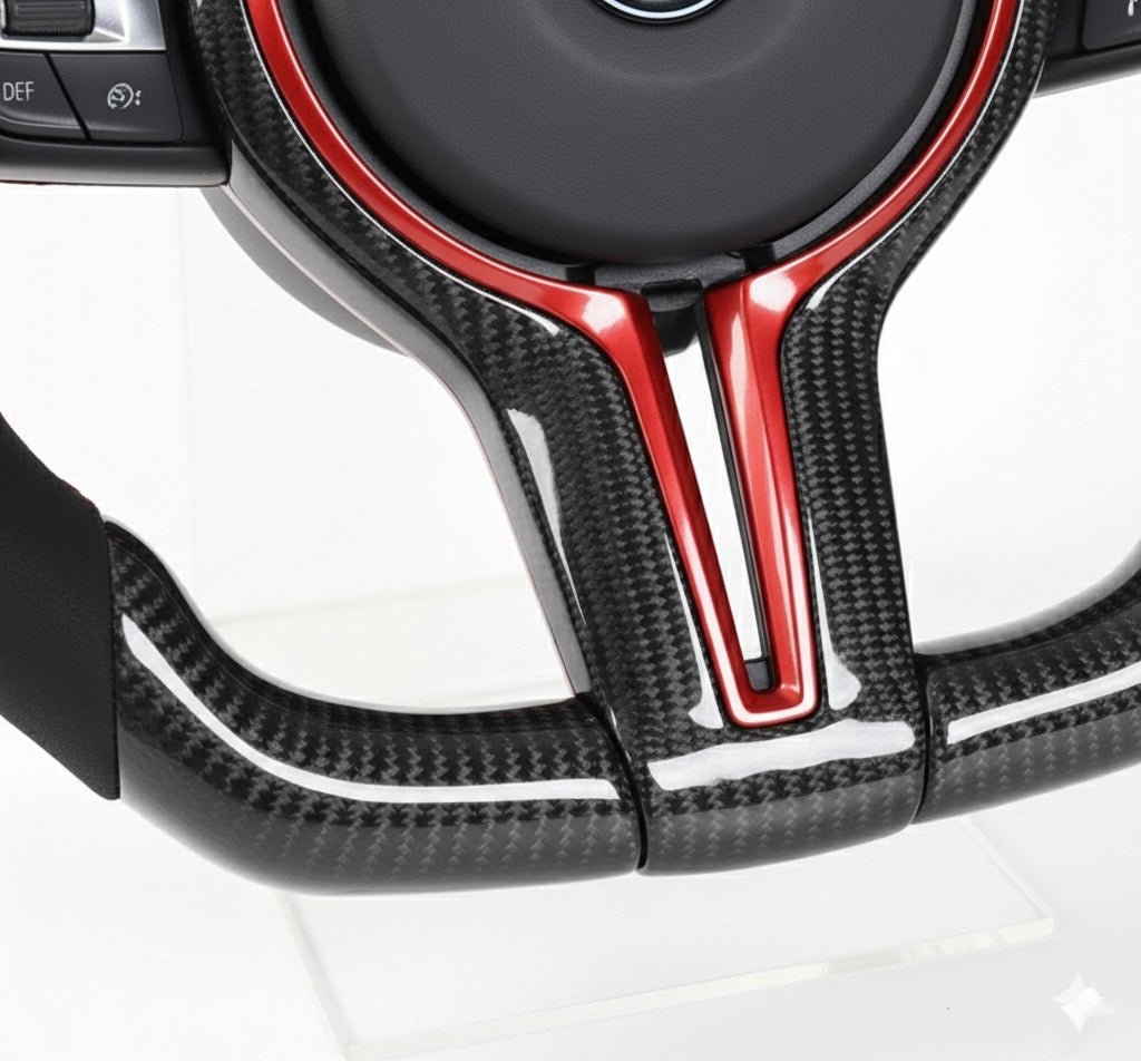 BMW - M Performance Style Carbon Fiber Steering Wheel With Led Display
