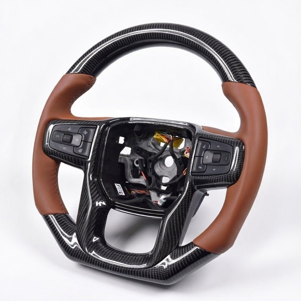 2020-2025+ GMC Sierra 1500 2500 Custom Carbon Fiber Steering Wheel