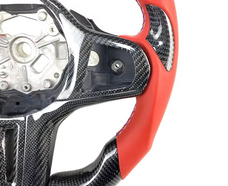 2020+ BMW - Carbon Fiber LED Steering Wheel