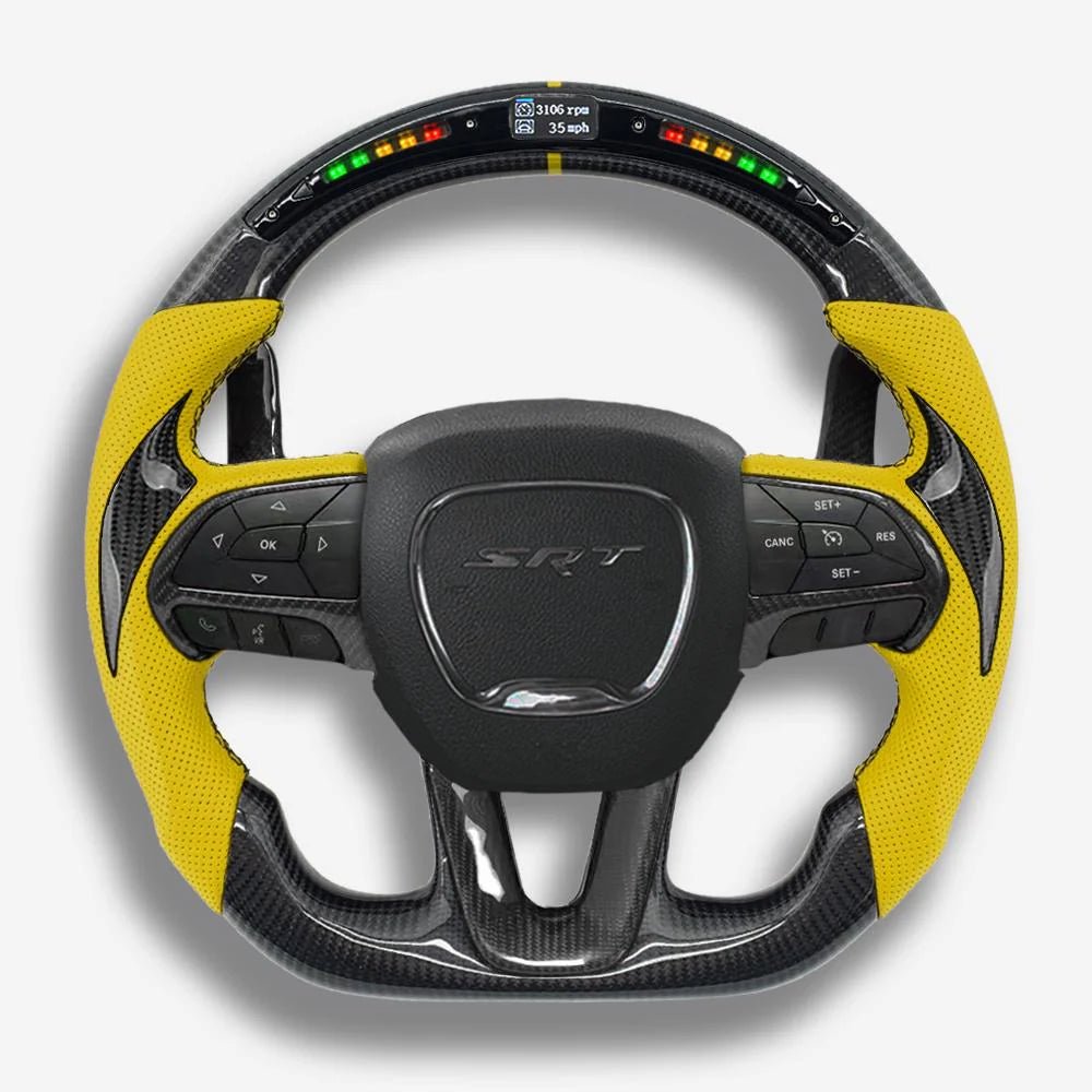 Dodge SRT - Carbon Fiber Steering Wheel With Led Display