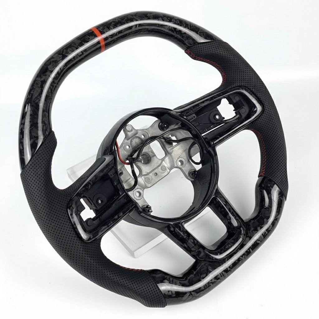 2018+ Jeep Wrangler/Gladiator - Forged Carbon Fiber Steering Wheel - American Steering
