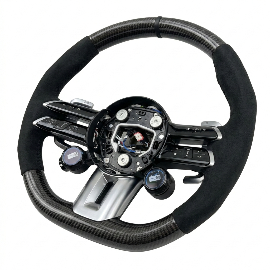 (2024+) Mercedes-Benz - Carbon Fiber With Alcantara Steering Wheel