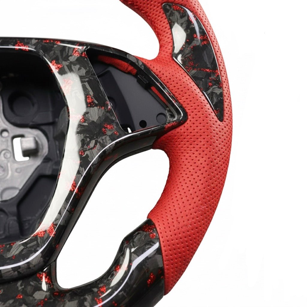 Chevrolet Corvette C7 - Forged Carbon Fiber With Leather Steering Wheel - American Steering