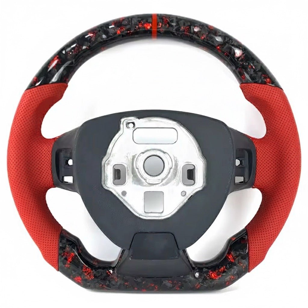 (2017-2024) Chevrolet Camaro - Forged Carbon Fiber With Leather Steering Wheel - American Steering