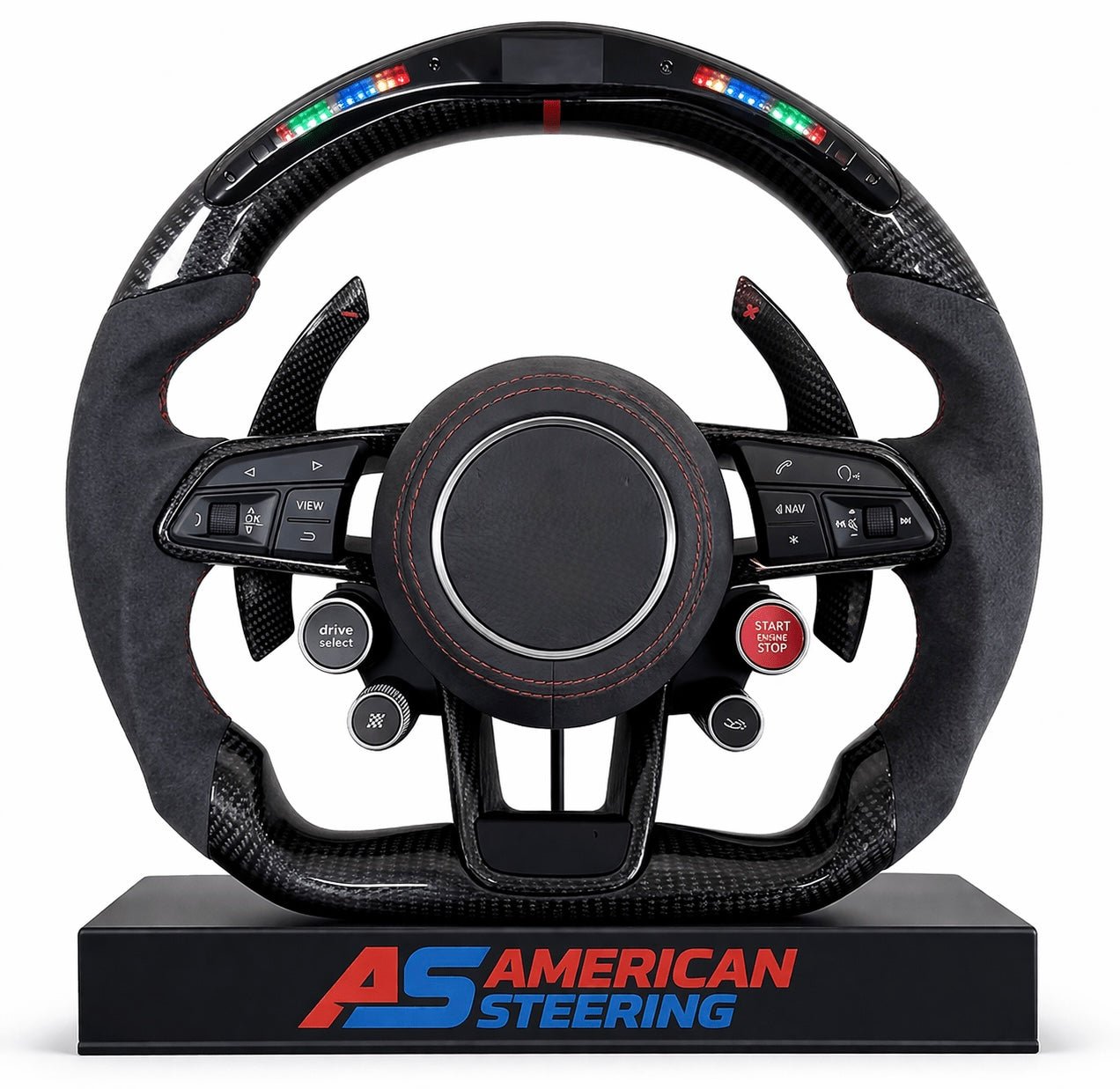 Audi – Carbon Fiber Steering Wheel Upgrade (2017–2025)