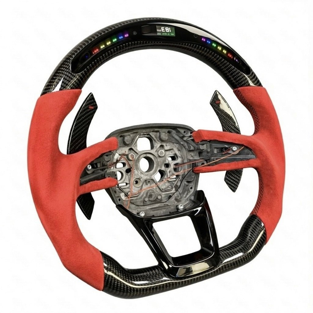 Audi - Carbon Fiber With Led Display Steering Wheel