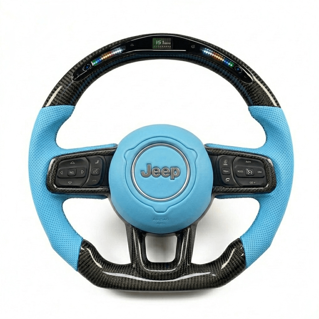 Jeep - Carbon Fiber Steering Wheel With Led Display