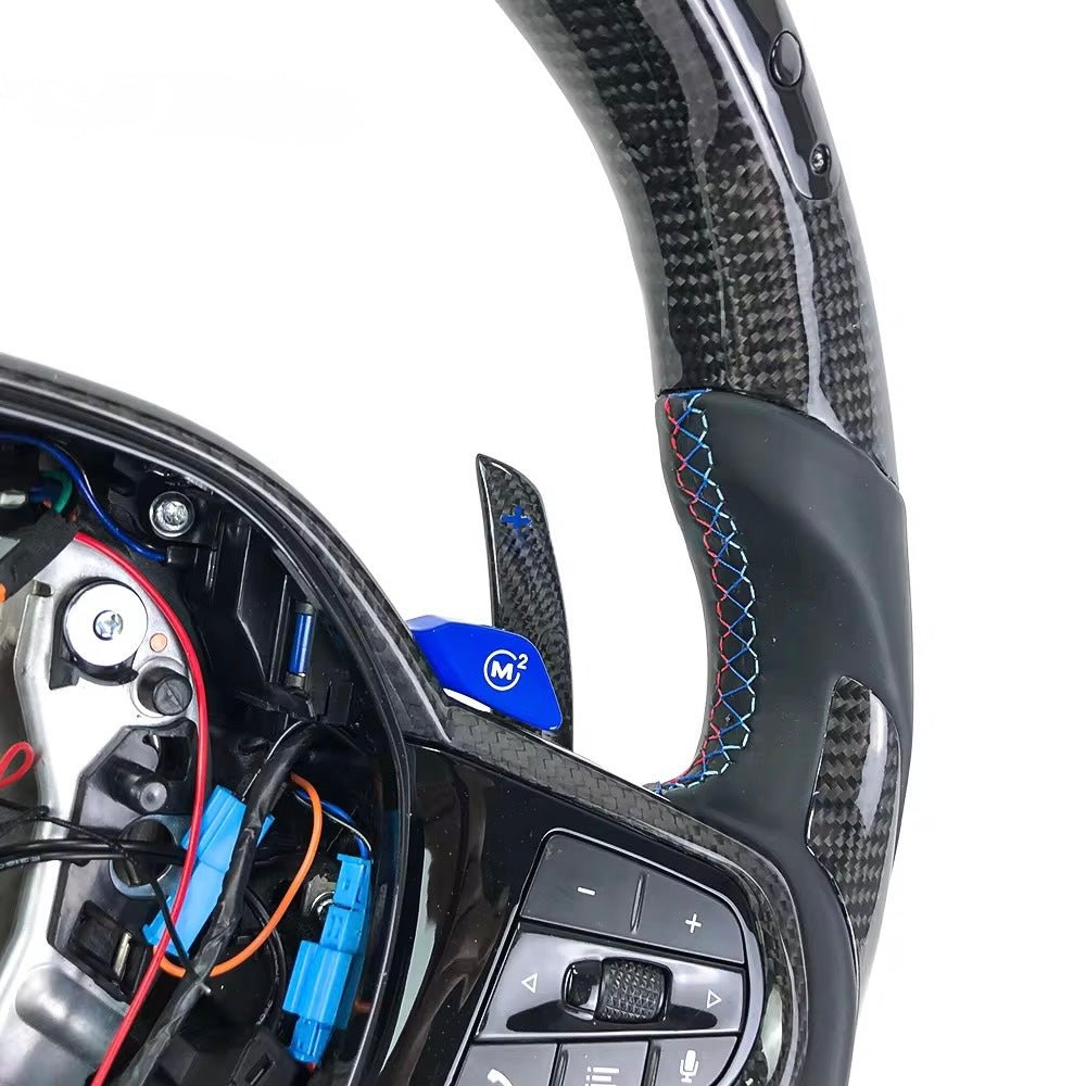 2020+ BMW Carbon Fiber With LED Steering Wheel