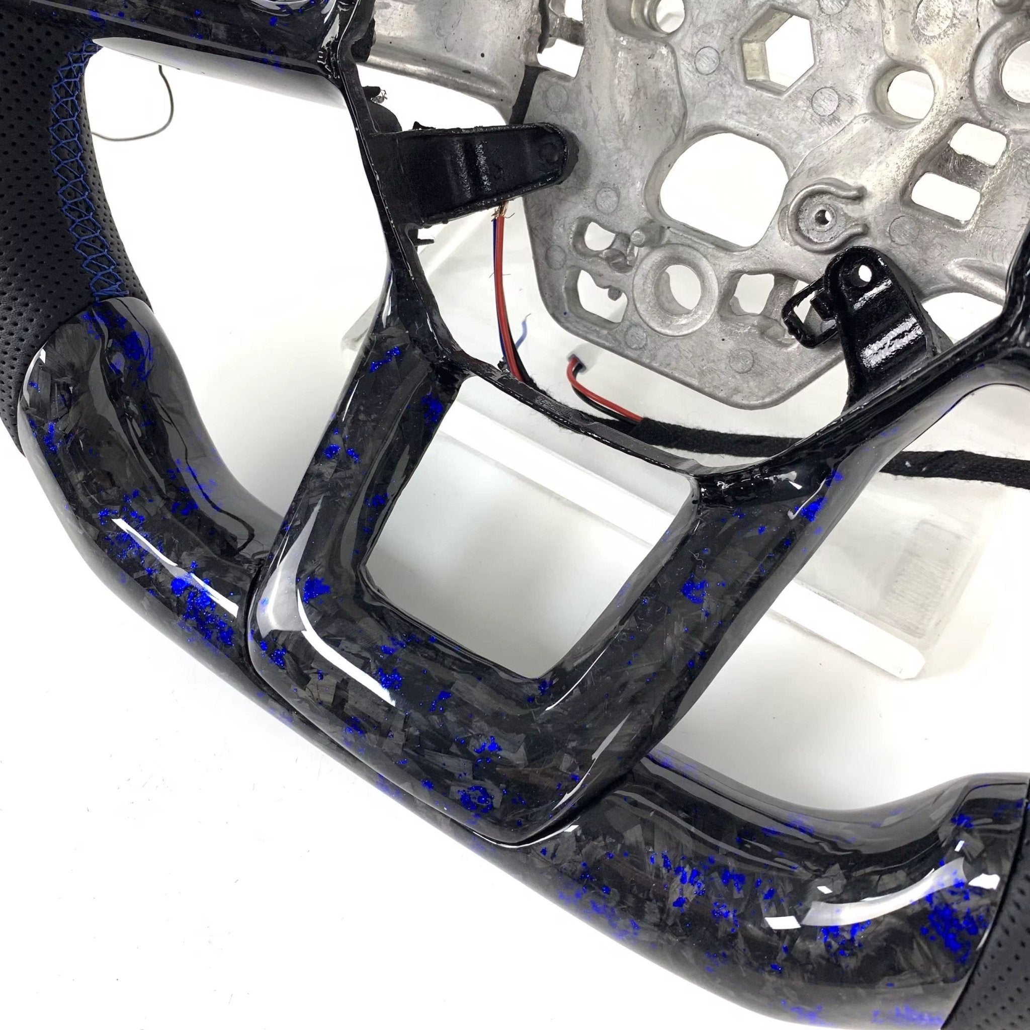 2024+ Ford Mustang - Carbon Fiber Steering Wheel With Leather