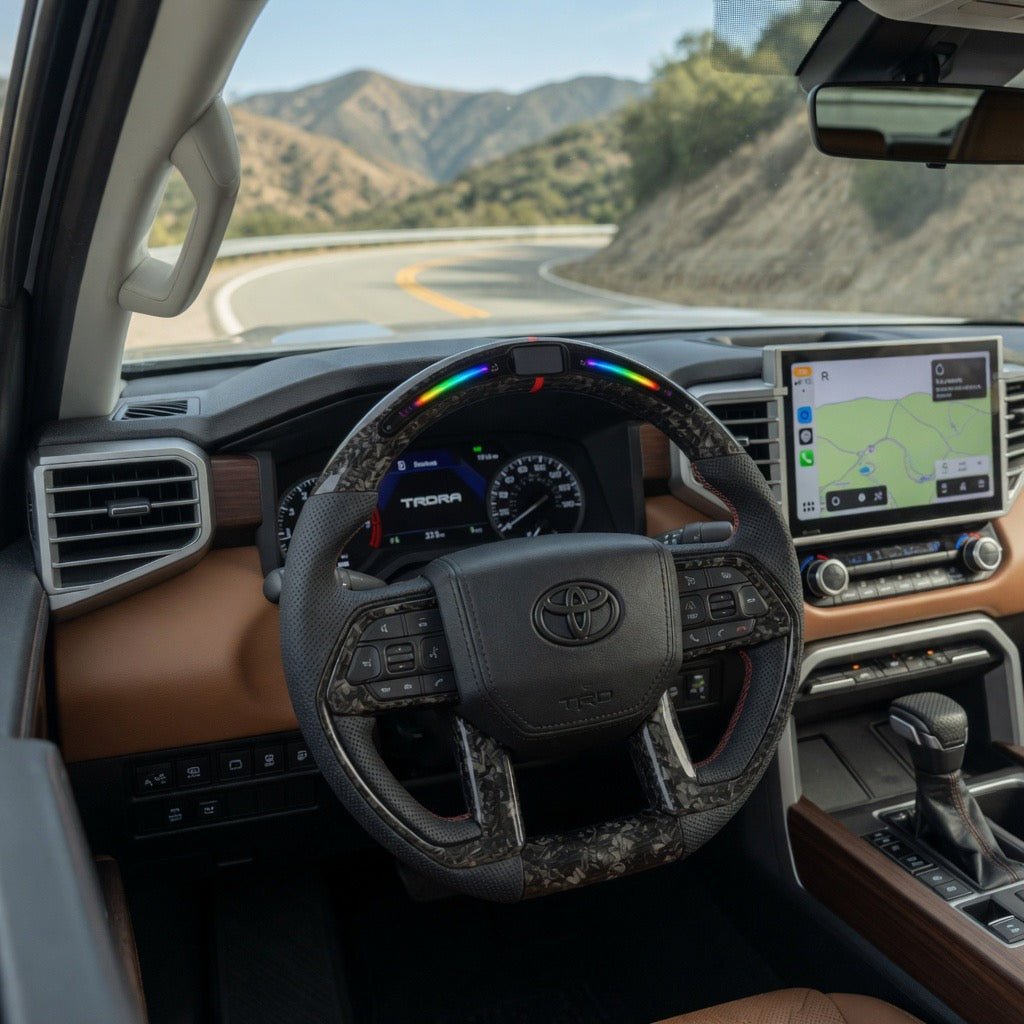 Toyota - forged carbon fiber steering wheel