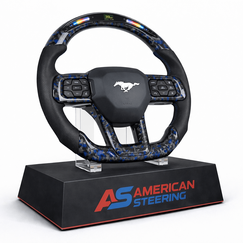 2024+ Ford Mustang - Forged Carbon Fiber Steering Wheel