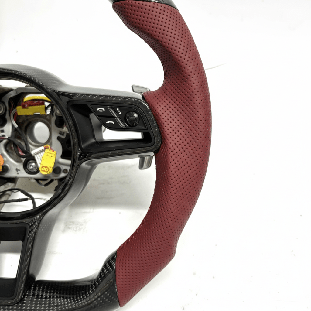 Porsche - Carbon Fiber Steering Wheel With Leather