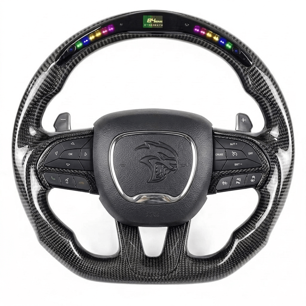 Dodge - Full Carbon Fiber With Led Display Steering Wheel
