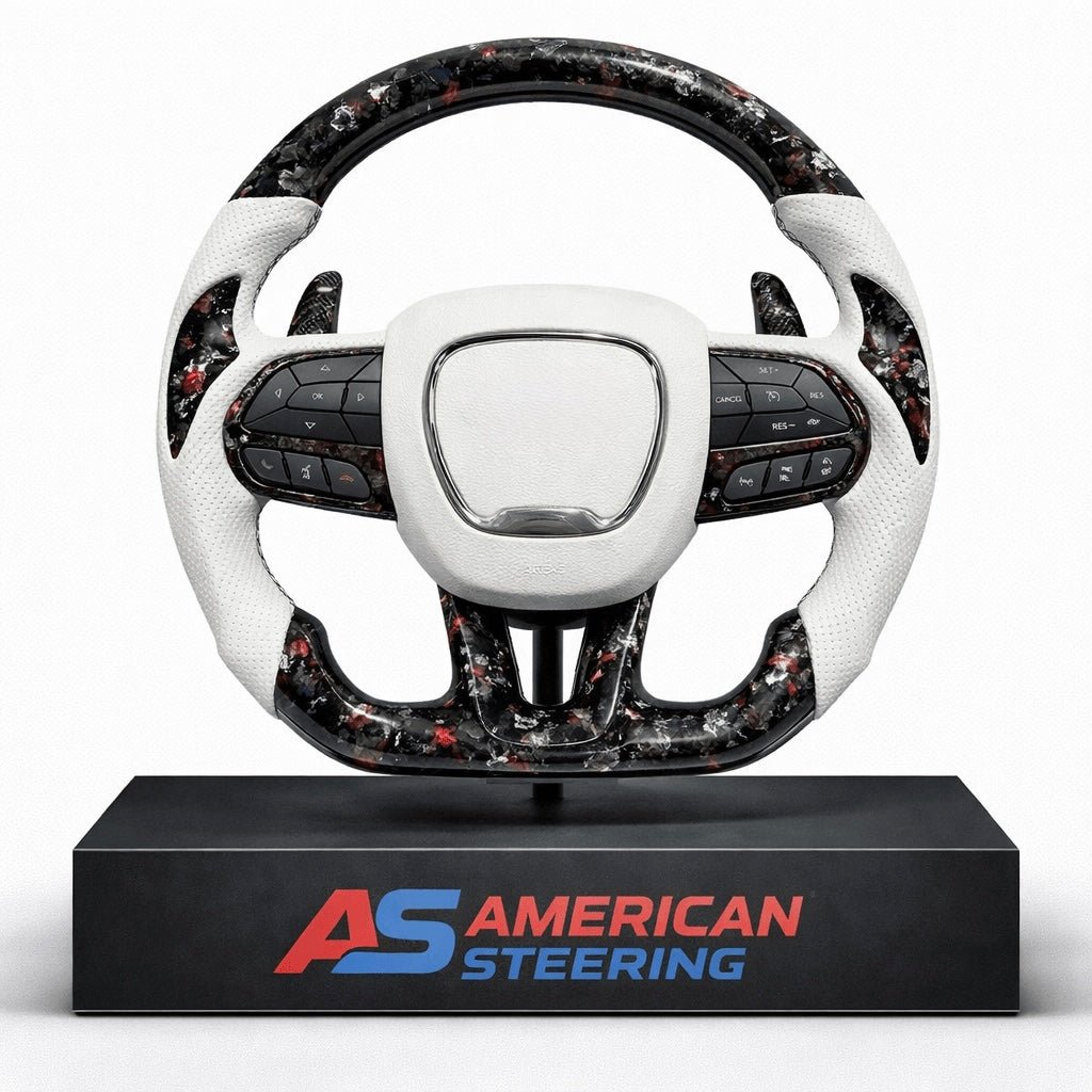 Dodge - Forged Carbon Fiber Steering Wheel With Side Grips