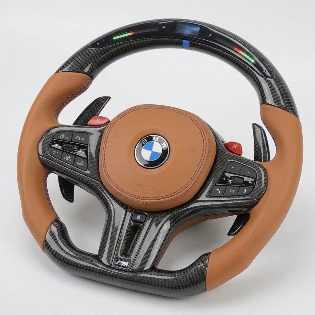 2020+ BMW - Carbon Fiber Steering Wheel with LED Display