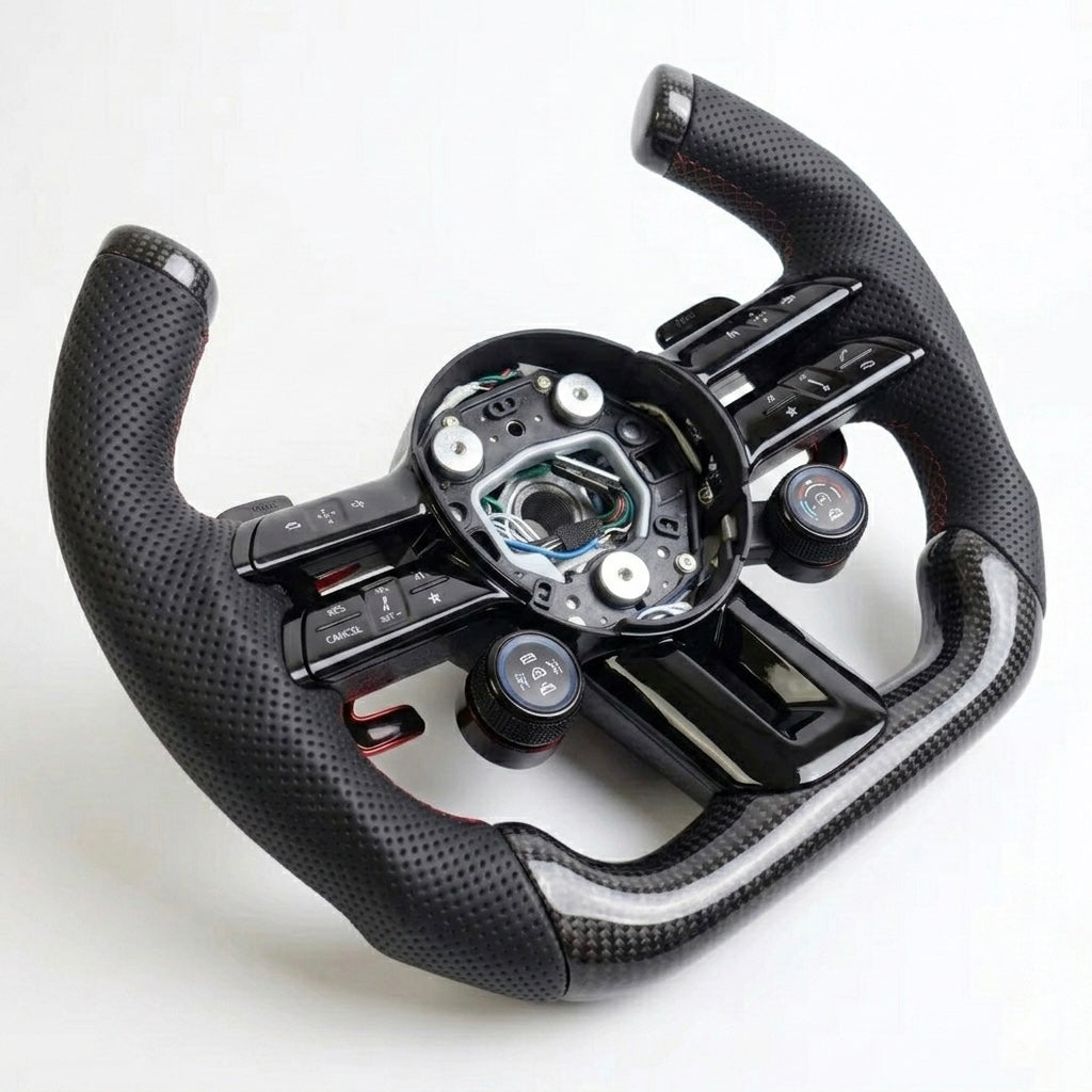 (2024+) Mercedes-Benz - F1-Style Carbon Fiber Steering wheel