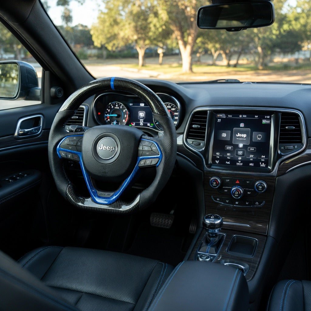 2016+ Jeep Grand Cherokee - Custom Carbon Fiber Steering Wheel