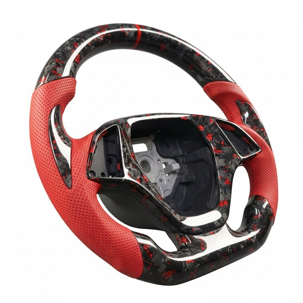 Chevrolet Corvette C7 - Forged Carbon Fiber With Leather Steering Wheel - American Steering