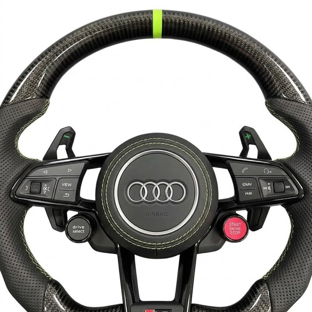 Audi – Carbon Fiber Steering Wheel Upgrade (2017–2025)