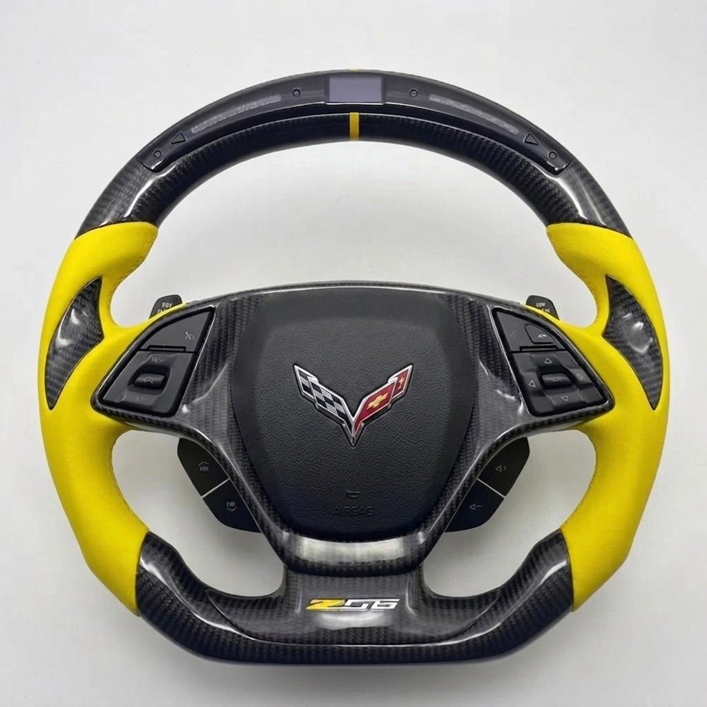 Corvette C7 - Carbon Fiber Steering Wheel With Led Display