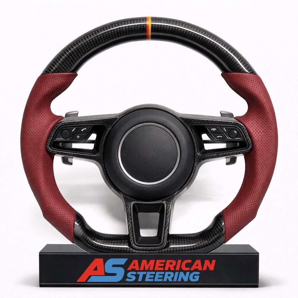 Porsche - Carbon Fiber Steering Wheel With Leather