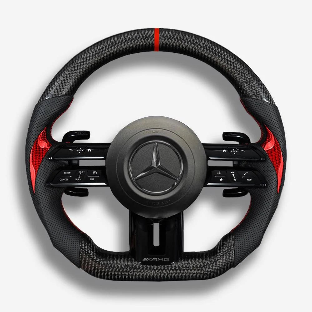 2024+ Mercedes Benz - Carbon Fiber Steering Wheel