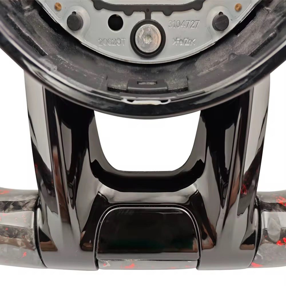 (2017-2021) Mercedes-Benz - Forged Carbon Fiber With Leather & Led Display Steering Wheel - American Steering