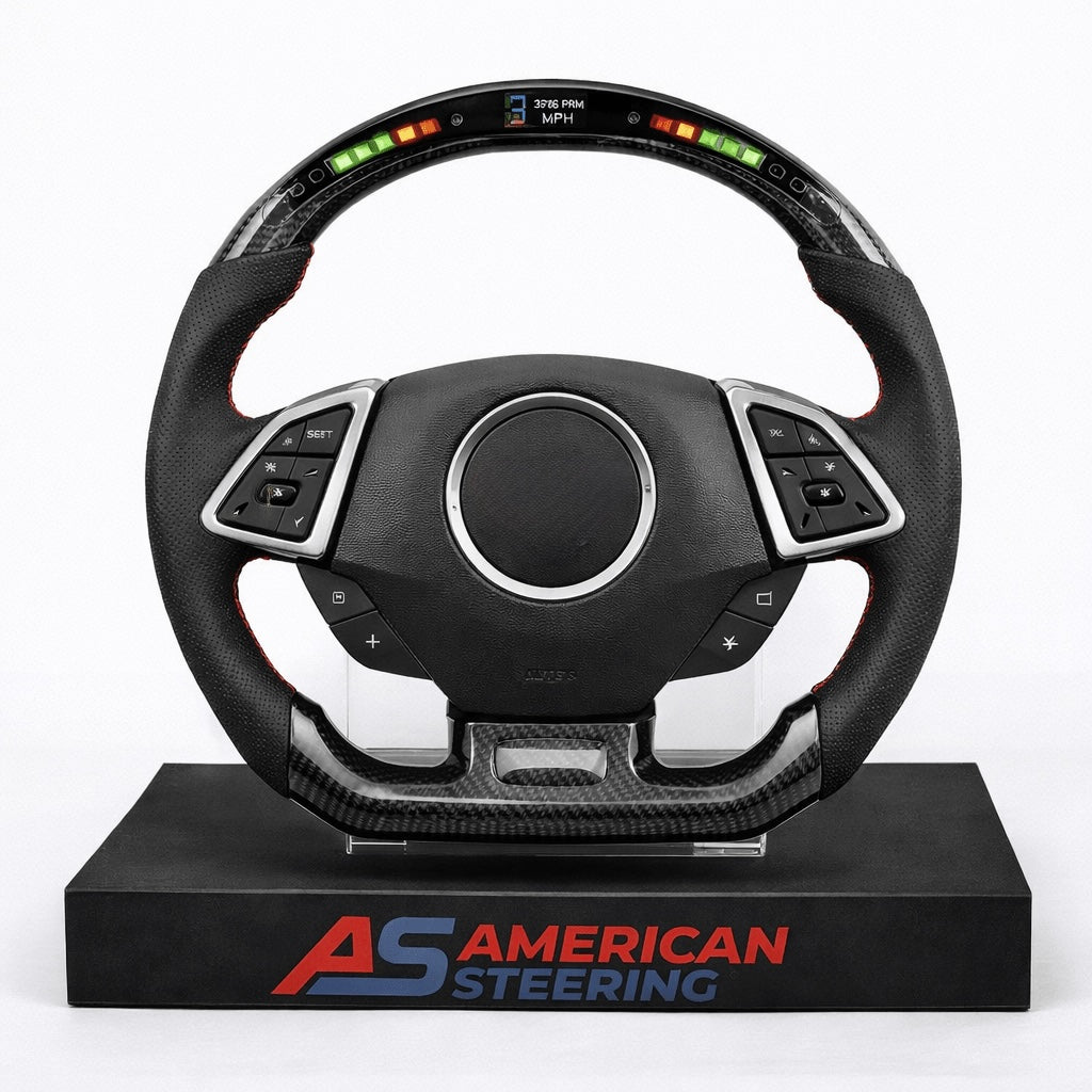 Chevrolet Camaro - Carbon Fiber Steering Wheel With Led Display & Leather