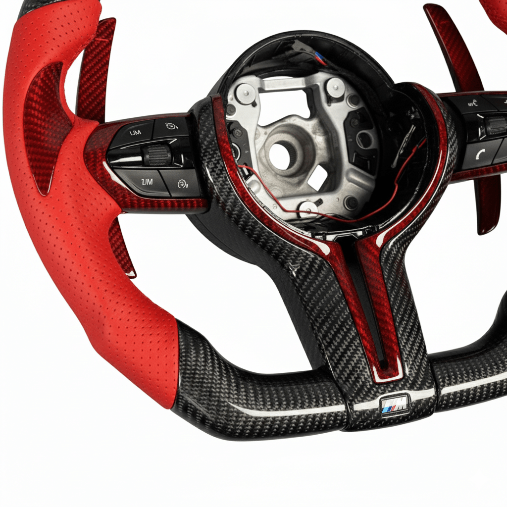 BMW - Carbon Fiber With Led Display Steering Wheel