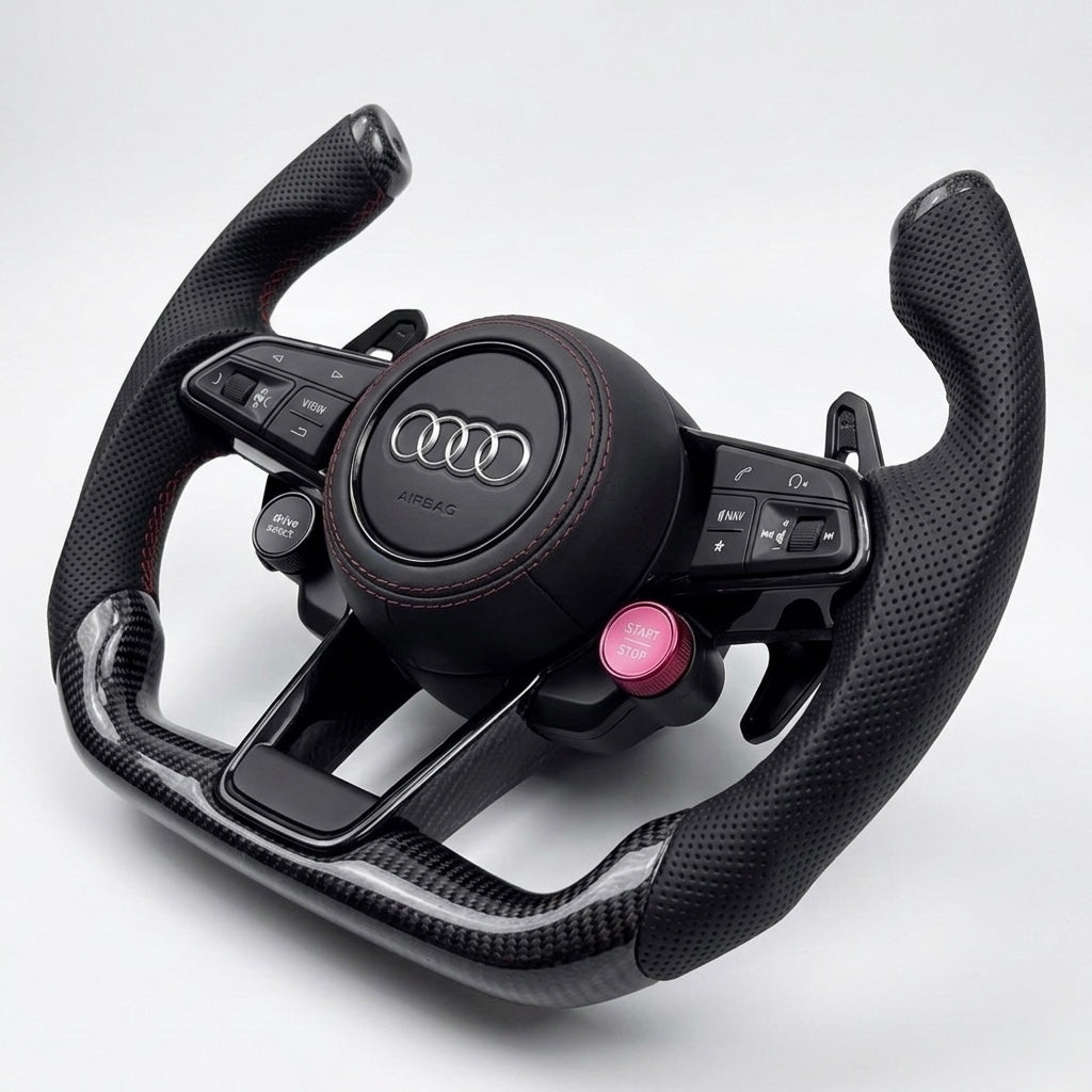 Audi S / RS – F1 Style Carbon Fiber Steering Wheel Upgrade (2017–2025)