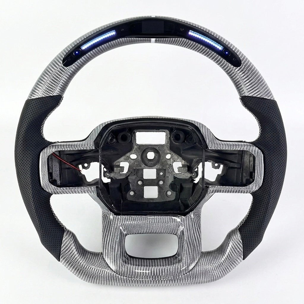 (2018-2024) Ford Raptor – White Carbon Fiber With Led Display