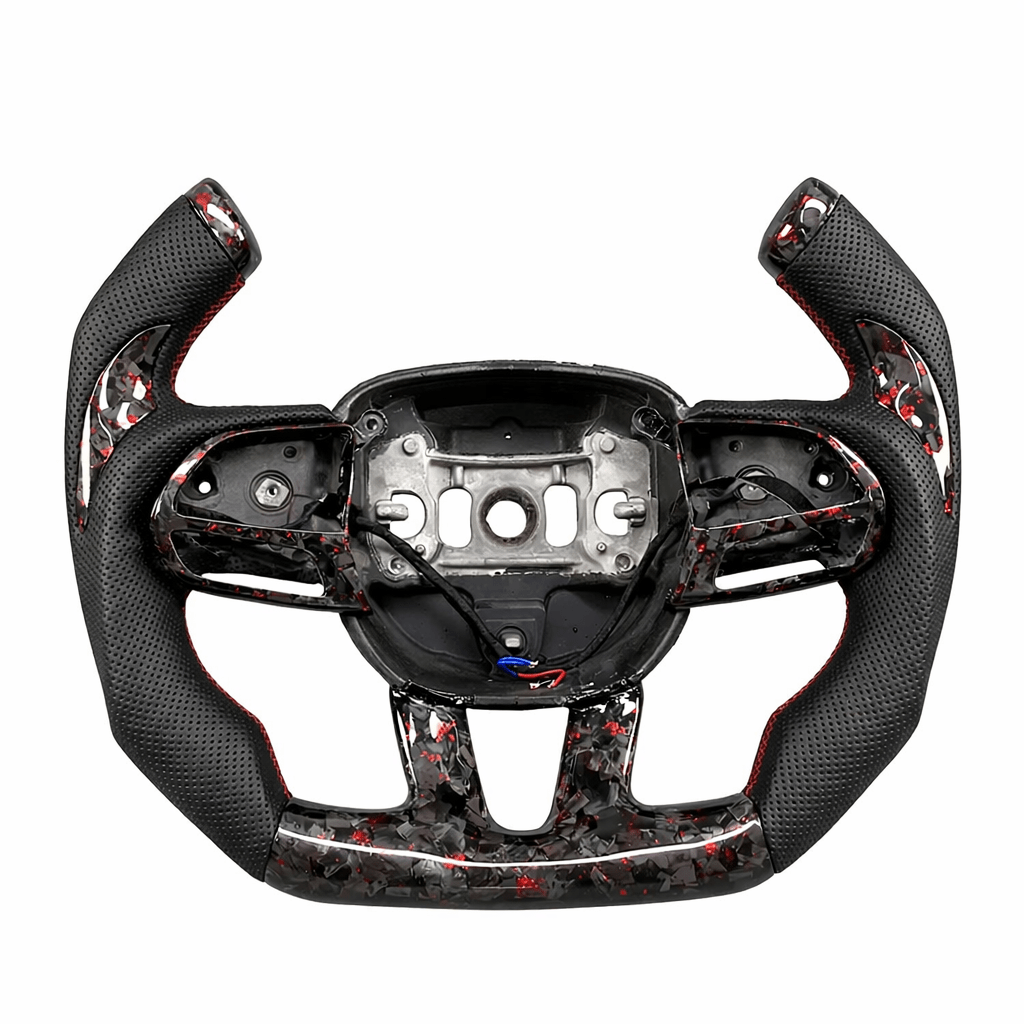 2015-2023 Dodge - F1 Style Forged Carbon Fiber Steering Wheel