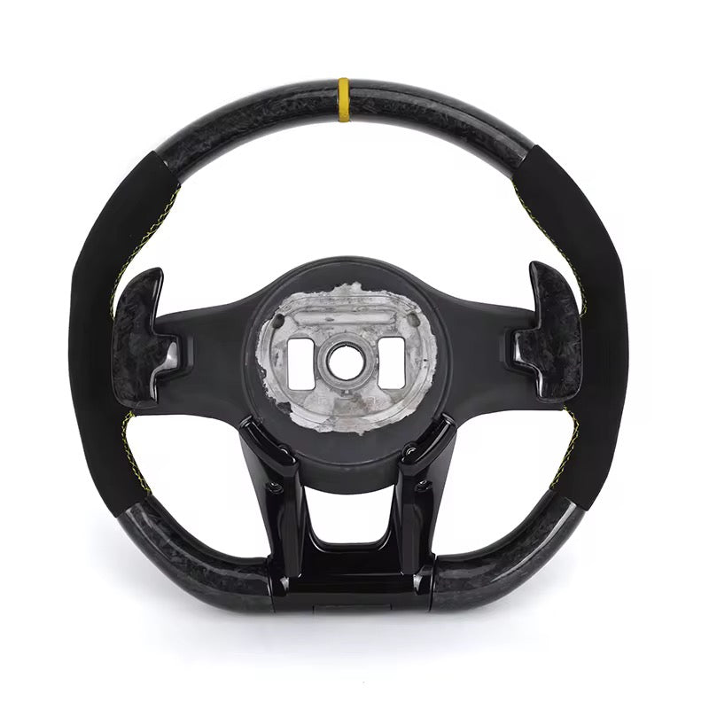 2017+ Mercedes Benz - Carbon Fiber Steering Wheel With Alcantara