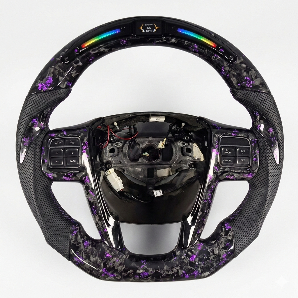 Chrysler - Carbon Fiber Steering Wheel With Led Display