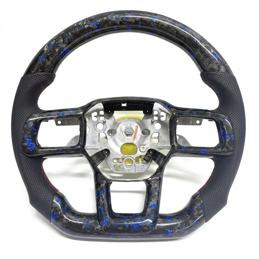2024+ Ford Mustang - Forged Carbon Fiber Steering Wheel