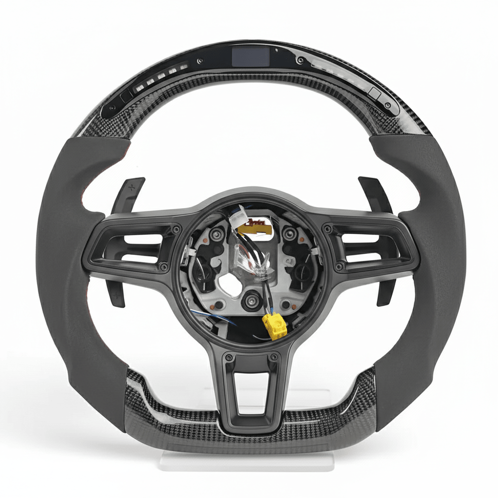 Porsche - Carbon Fiber With Led Display Steering Wheel