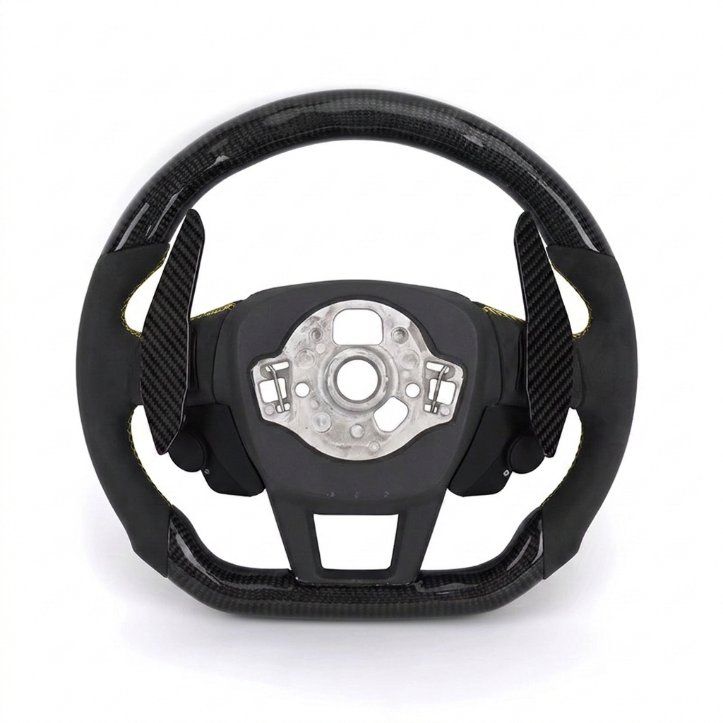 Audi - Carbon Fiber With Led Display Steering Wheel