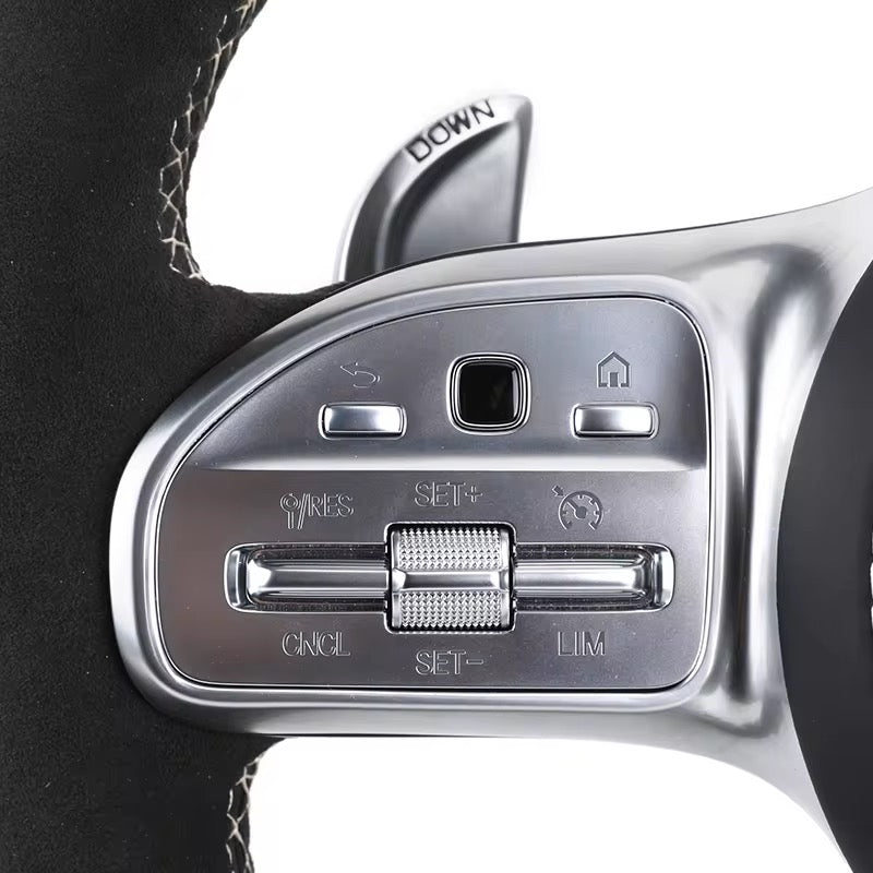 (2017-2021) Mercedes-Benz - Leather With Alcantara Steering Wheel - American Steering