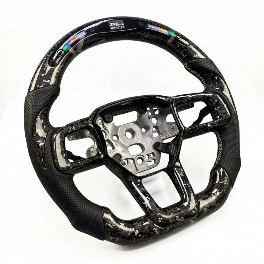 2024+ Ford Mustang - Carbon Fiber Steering Wheel With Led Display