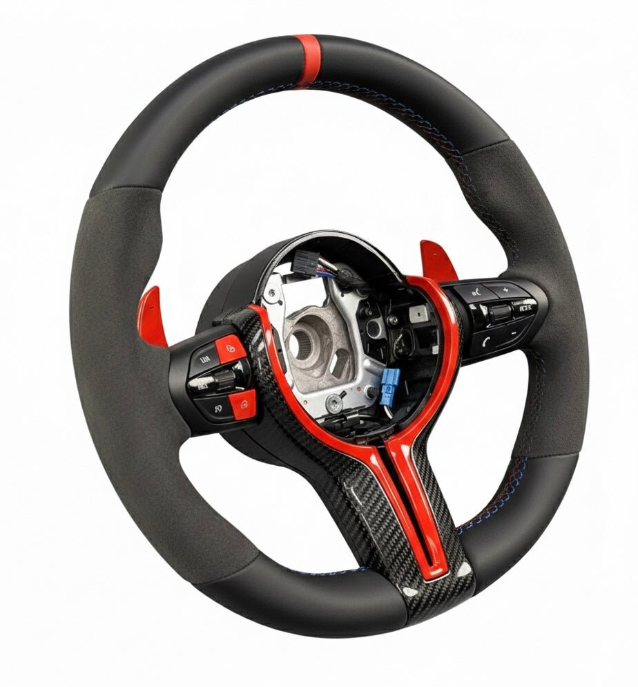 BMW - Carbon Fiber Steering Wheel With Alcantara & Leather