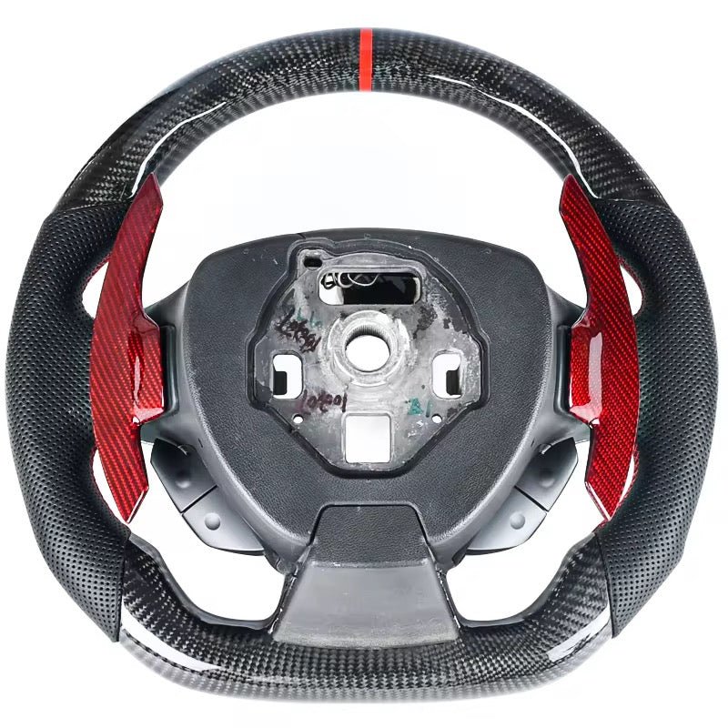 Chevrolet Corvette C7 - Carbon Fiber Steering Wheel With Leather - American Steering