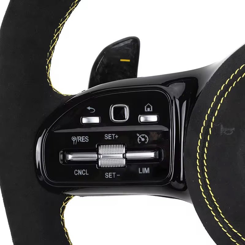 2017+ Mercedes Benz - Carbon Fiber Steering Wheel With Alcantara
