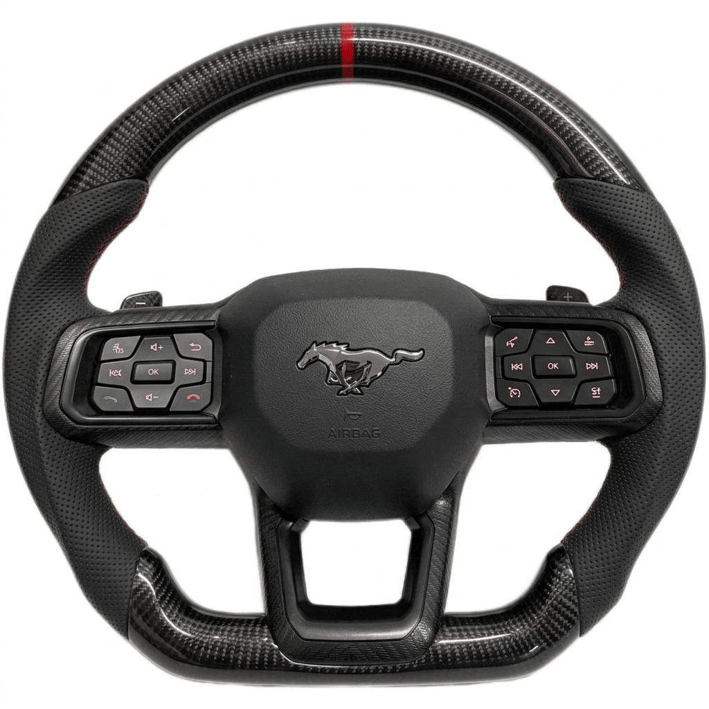 2024+ Ford Mustang - Carbon Fiber Steering Wheel